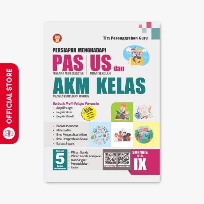 SIAPKIRIM Buku Persiapan Menghadapi PAS US AKM SMP Kelas 9 READY STOCK
