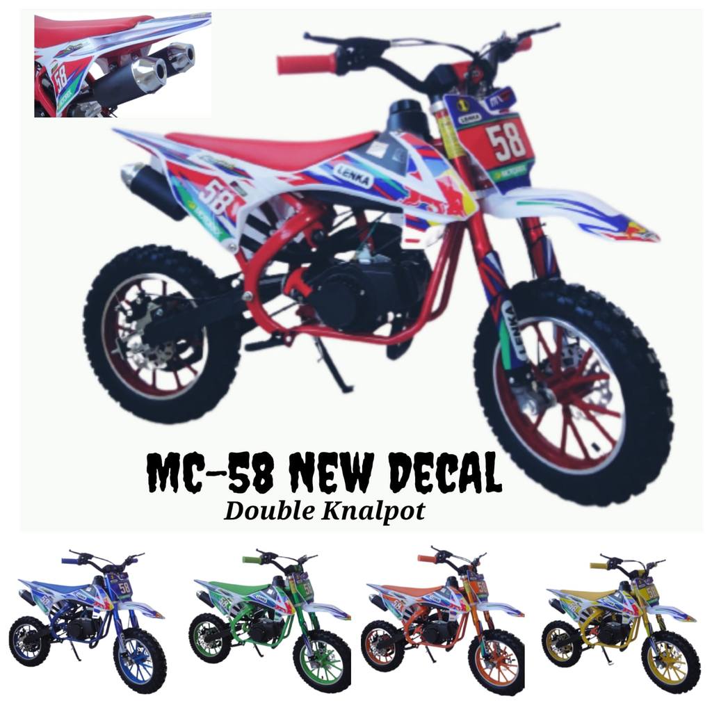 Motor Mini Trail Bensin Lenka MC 58 Pullstater 2 Tak