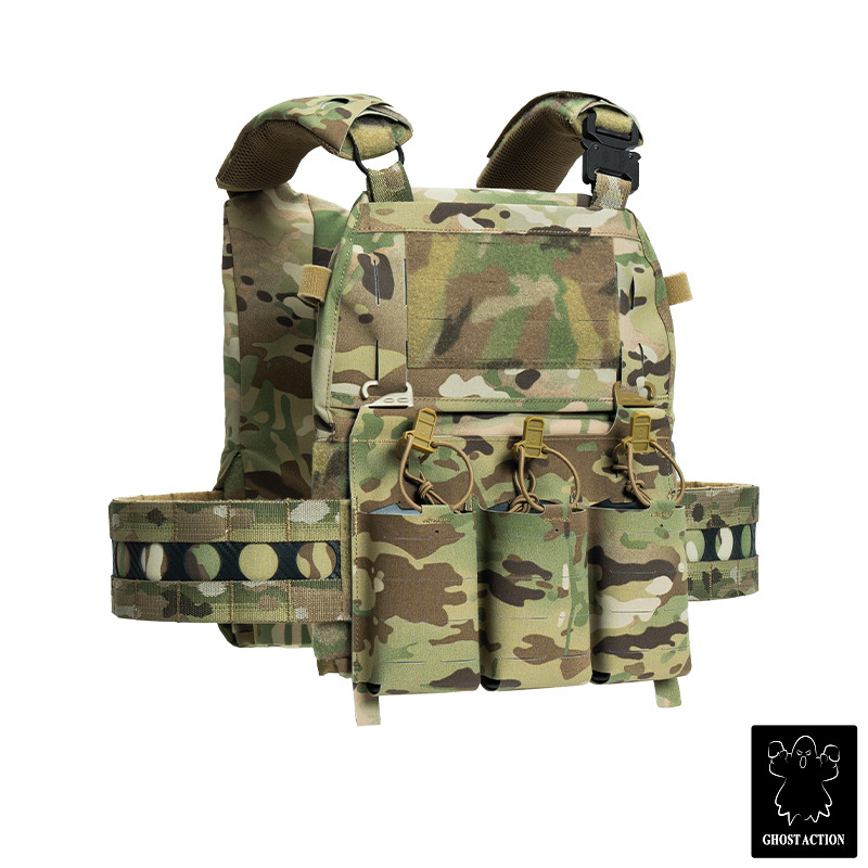Ghost Action Fcpc Tactical Vest Full Set Ferro Style Fcpc V5 Plate Carrier Shoulder Pads Triple Mag
