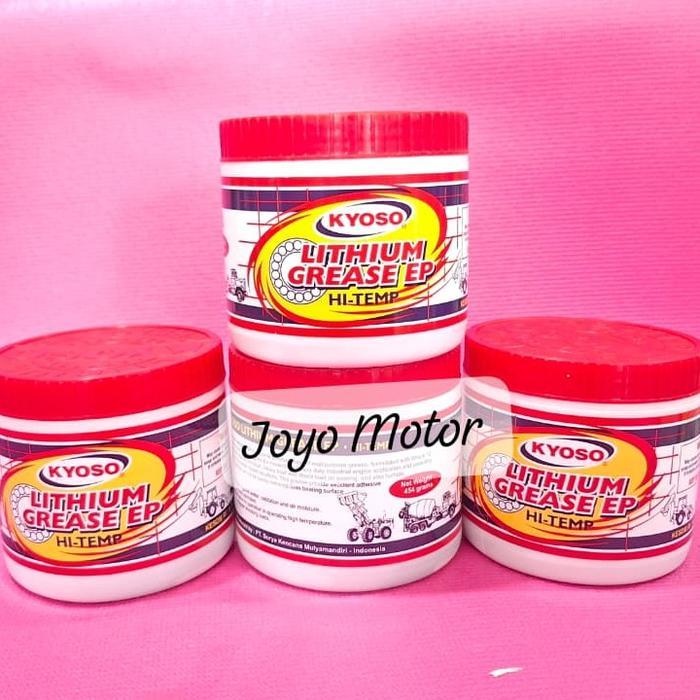 Grease Stempet Gemuk Kyoso Lithium Grease Ep Hi-Temp 454 GR