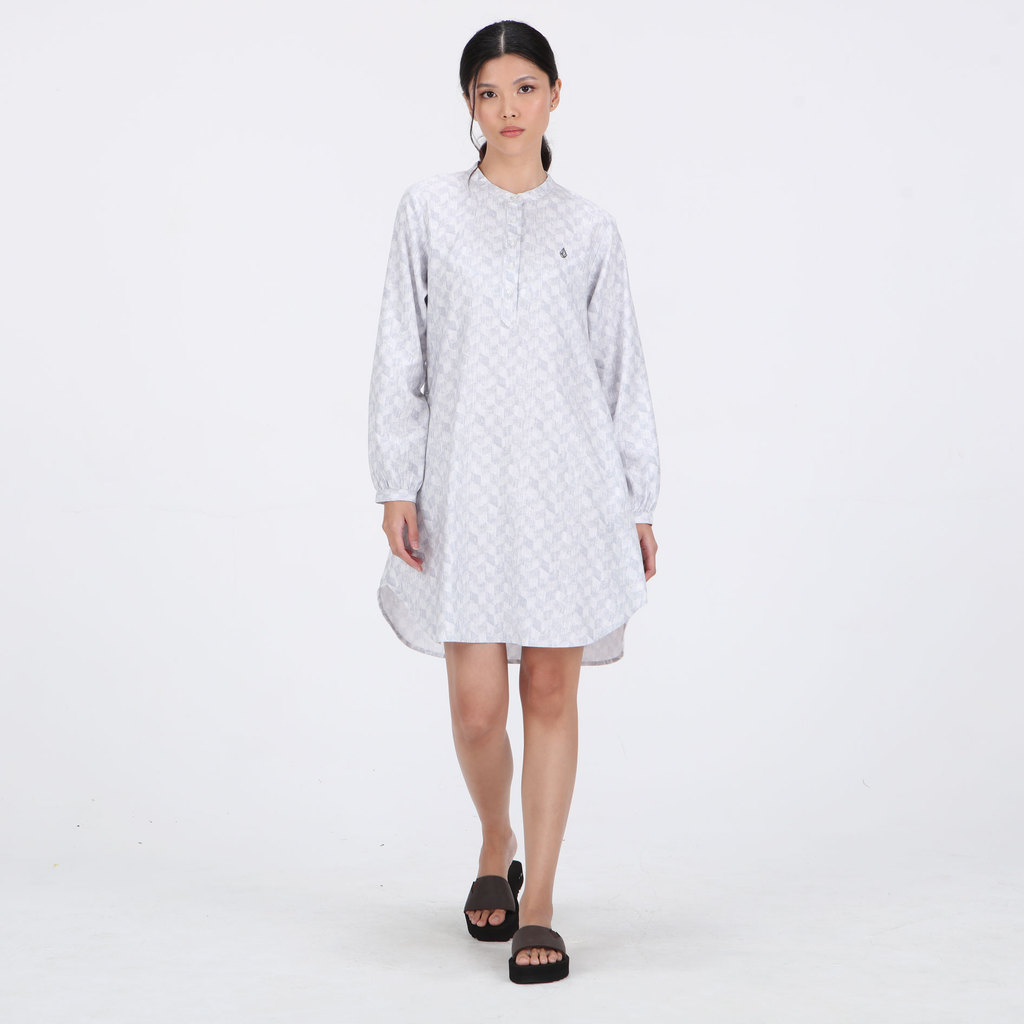 VOLCOM - GDS VERAGEN FORMAL DRESS WHITE