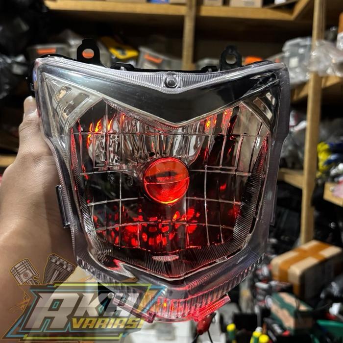 Reflektor Lampu Depan Cb150R Old Fullset Lampu H4 Cahaya Biled Lampu Depan Cb150R Lama Fullset Lampu