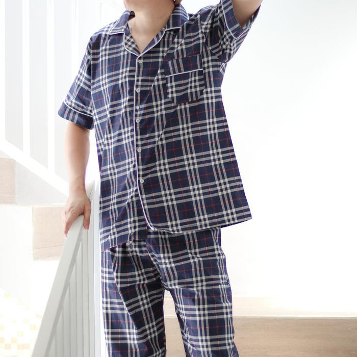 Best Seller Piyama Pria / Baju Tidur Pria Katun Celana Panjang / Man Pajamas Original