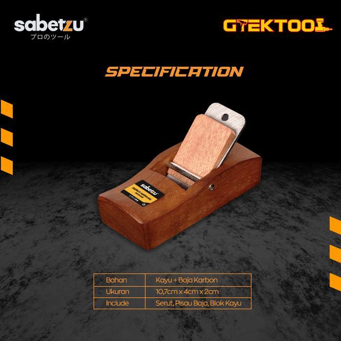Sabetzu Alat Mesin Planer Mini Ketam Serut Pasah Kayu Kecil Manual