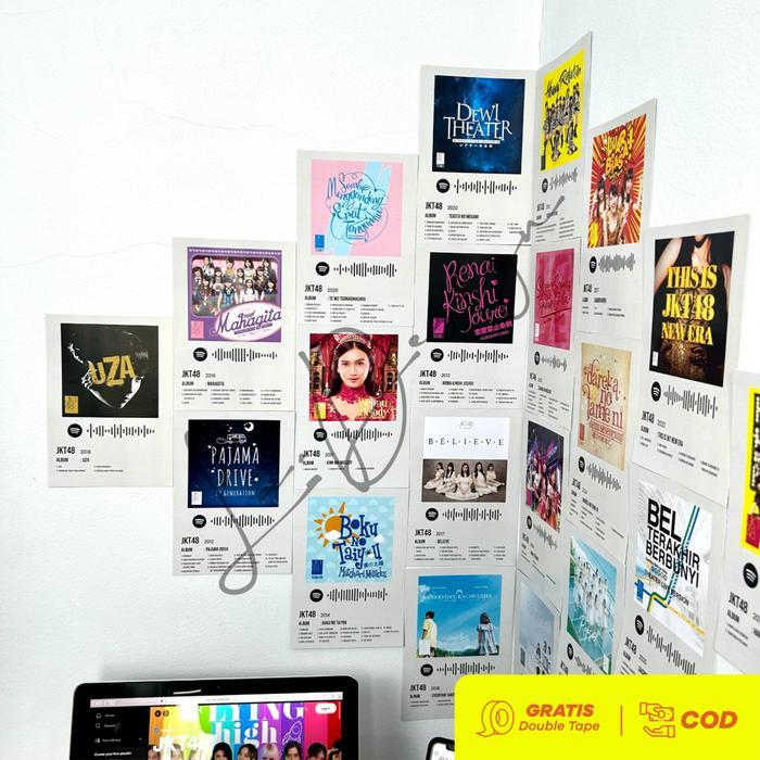 Poster Album Musik JKT48 Spotify - Album Lagu JKT48 A5 [ISI 20 LEMBAR] Kertas