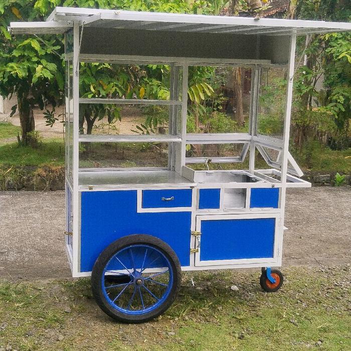 gerobak kontainer acp serbaguna