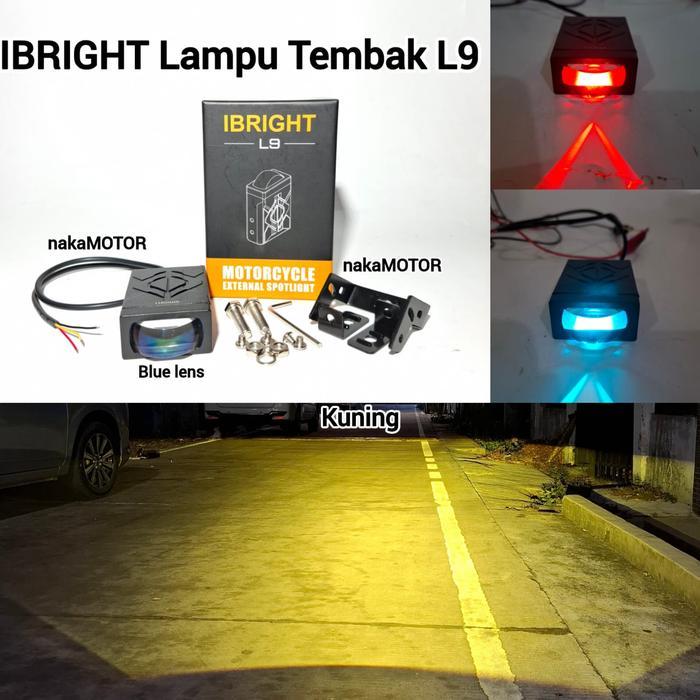 IBRIGHT Lampu Tembak L9 Blue Lens