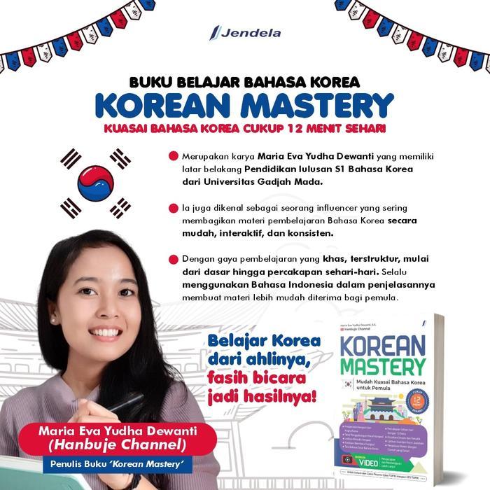 Buku Belajar Bahasa Korean Mastery Mudah Kuasai Bahasa korea Untuk Pemula Kamus Bahasa Korea