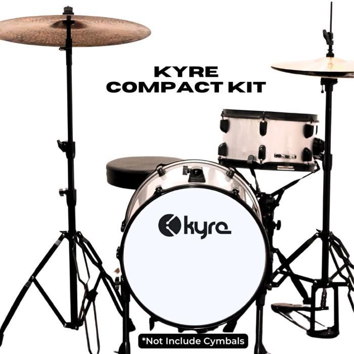 Drum Akustik Portable Minimalis Kyre Compact Kit - Include Kursi Drum