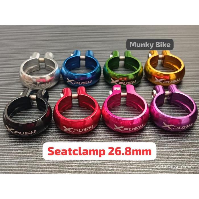 Xpush Seatclamp Clamp Klemp Jepit 26.8mm Pushbike 26.8 Seatpost 22.2 mm