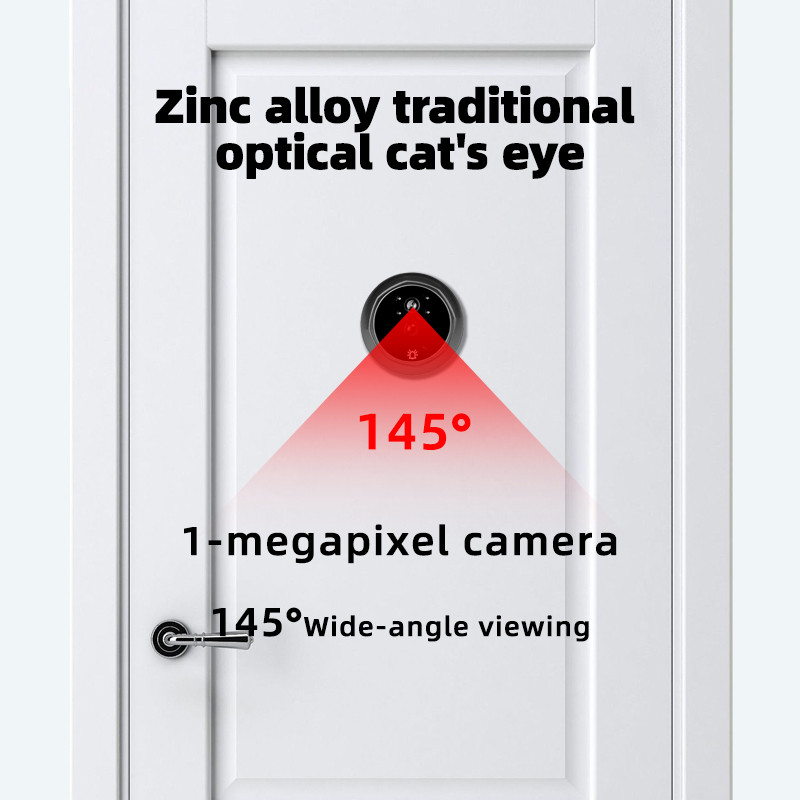 DANMINI Peephole 720P Camera with Motion Detection, Capture Selectable Music Ringtones 1MP
