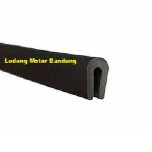 New Rubber List Karet Lis U Jepit Kaca 7mm 10mm Meteran