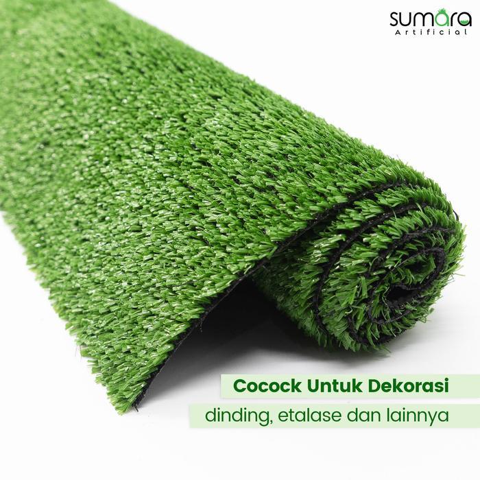 Rumput sintetis golf 1 cm Karpet Rumput Sintetis Dekorasi Hijau