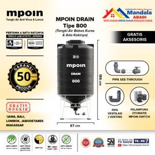 Free Ongkir Toren Tangki Air MPOIN Drain 800 Liter Anti Virus Bakteri