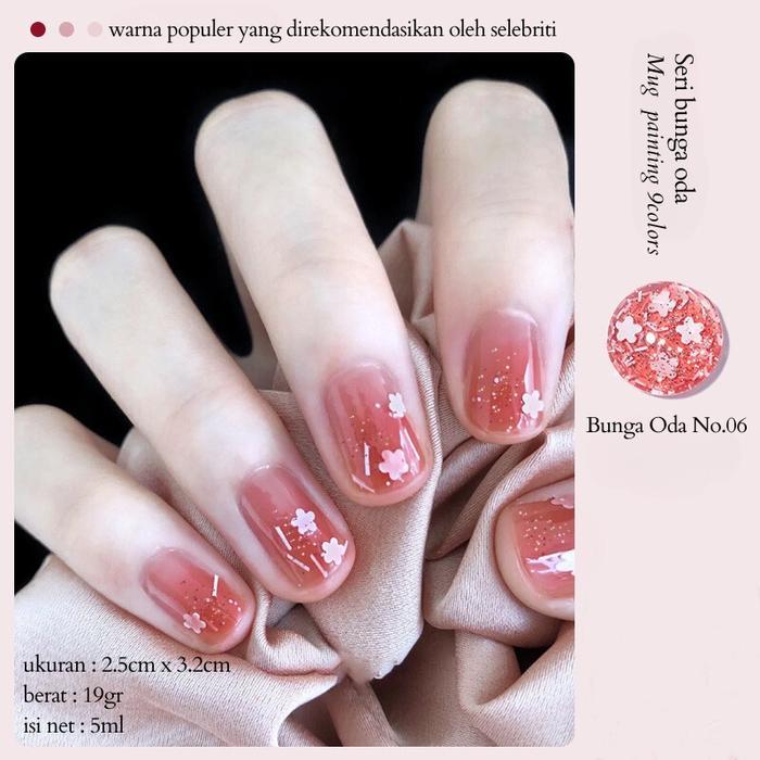 Kutek Gel Flower Fairy Gel Nail Polish UV LED Nail/ Painting Gel Kutek / Cat Kuku Nail Art