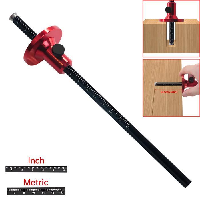 Alat Pengukur Penanda Garis Kayu Serbaguna Marking Gauge Ruler Woodworking