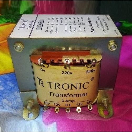 Trafo Tronic 15A SERI 15A CT-45V +CT 12-18V Trapo Travo Transformator Power Supply 15 Amper 45 Volt