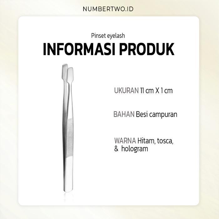 Pinset buat pasang eyelash extension fake nails bulu mata palsu pinset ujung lancip lengkung bengkok