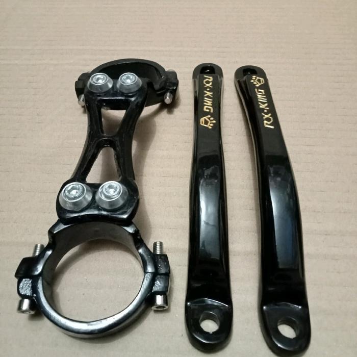 Set Borgol Shock Depan Rx-King Set Behel Samping Model Tk Pro Full Hitam Rx King New Rx King Old