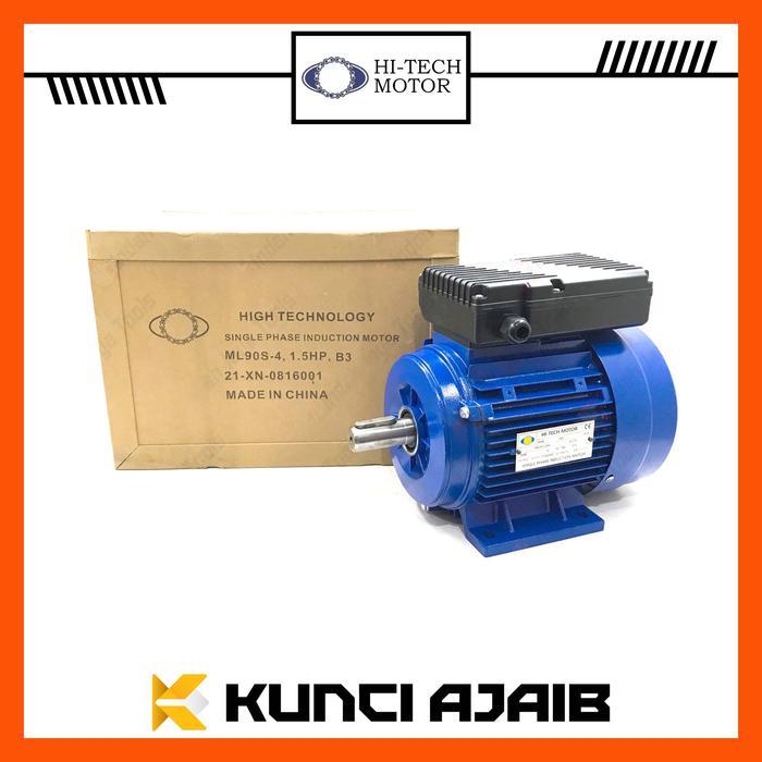HITECH Dinamo Elektro Motor 1.5 HP 1 Phase 1450 RPM Electro
