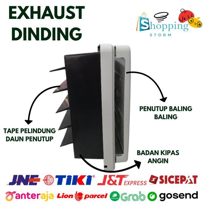 Exhaust Fan Dinding Blower Angin 10 Inch dan 12 Inch Hexos Penyedot Udara Hexos Dinding Kipas Angin