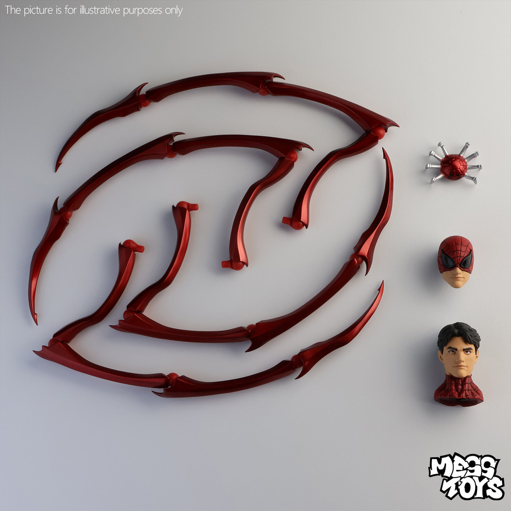 MessToys Superior Spiderman Action Figure Mess Toys Superior Spider Man Figure CT Toys Figurine