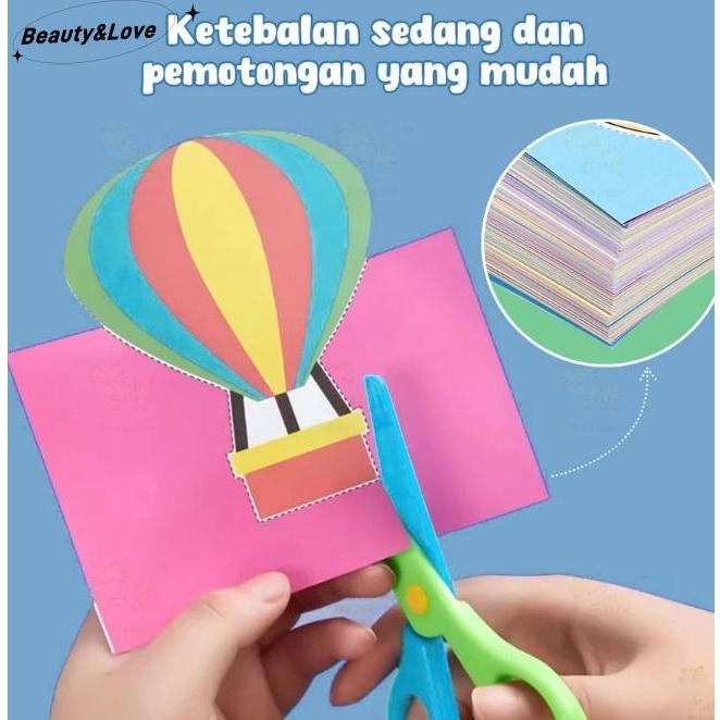 Mainan Diy Paper Cut /Aktivitas Menggunting Anak/Mainan Gunting Kertas Anak/Latihan Menggunting Anak