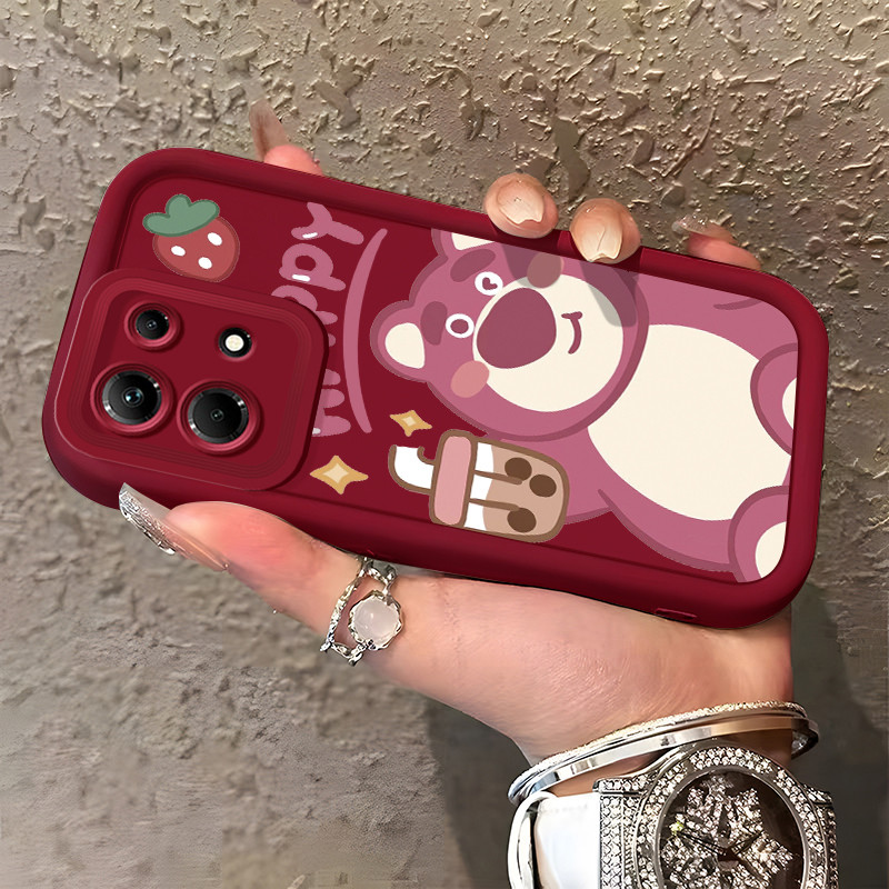Casing Hp untuk Infinix Note 30 Note 30 Pro Note 30 VIP GT 10 Pro Case Beruang Teh Susu lotso pelind