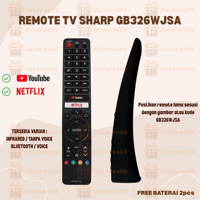 Ready Remote Sharp GB326WJSA Android Tv