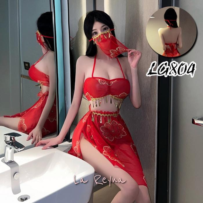 Lareyna Lingerie Set Seksi Kostum Cosplay Penari Perut / Roleplay Arabian Nights LG804