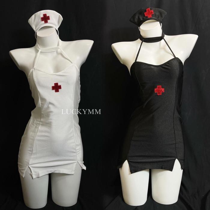 Luckymm Baju Cosplay Wanita Dewasa / Baju Suster Nurse Wanita 430
