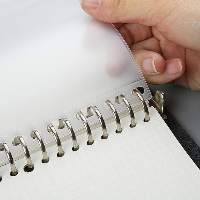 Zipper Pocket Binder Divider A5 - Binder 6 Ring - Pocket Binder A5