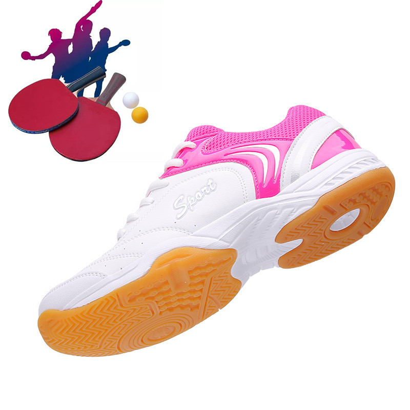 Professional Table Tennis Shoes Men's and Women's Comfortable Badminton Shoes Outdoor Tennis Shoes M