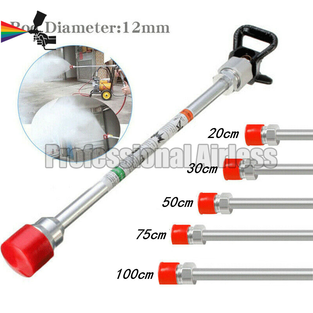 20/30/50/75/100cm Sprayer Extension Rod Airless Paint Spray Guns Tip Extension Pole for G-series Tit