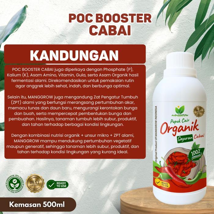 Serasiinspace Pupuk Poc Booster Cabai 500 Ml - Pupuk Organik Cair Dan Zpt Khusus Tanaman Cabai -