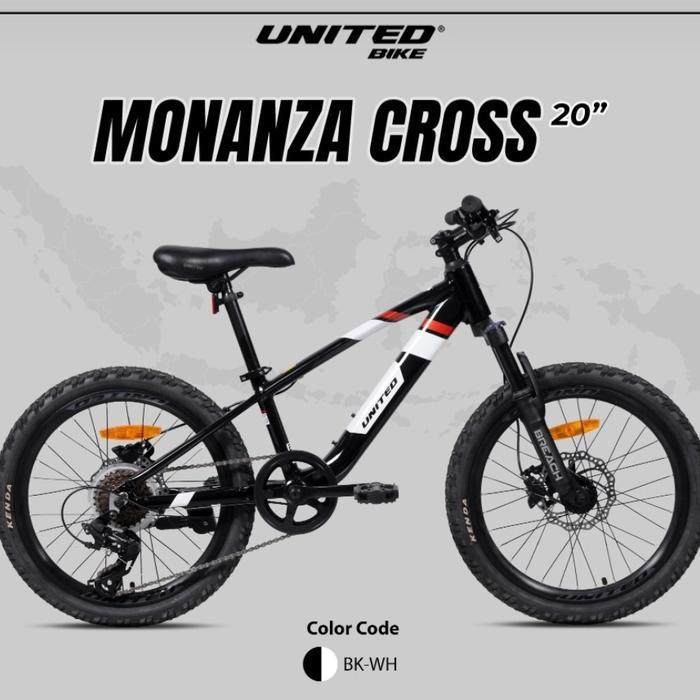 Sepeda anak MTB 20 inch United Monanza 7 speed