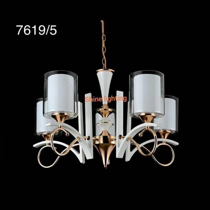 Lampu gantung minimalis kaca ruang tamu/ruang makan tipe 7619/5