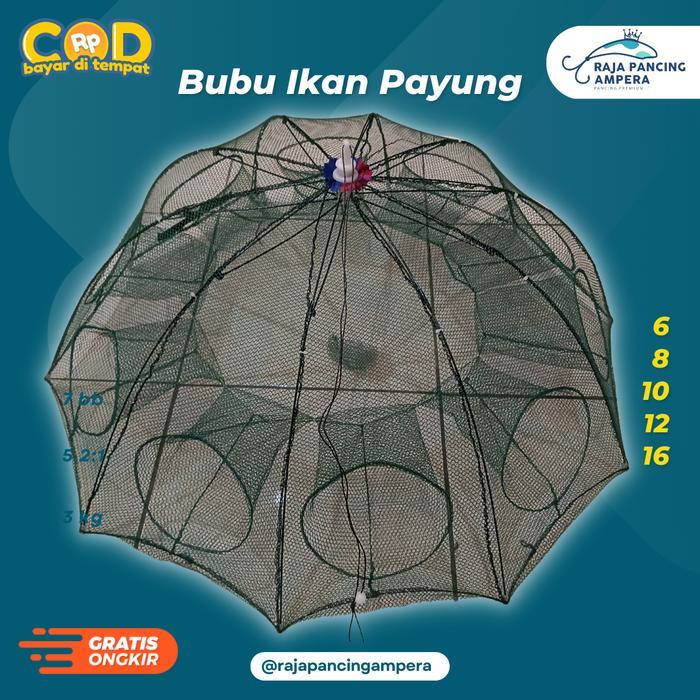 DISKON Bubu Jaring Ikan / Bubi Payung Lubang 6, 8, 10, 12, 16 READY STOCK