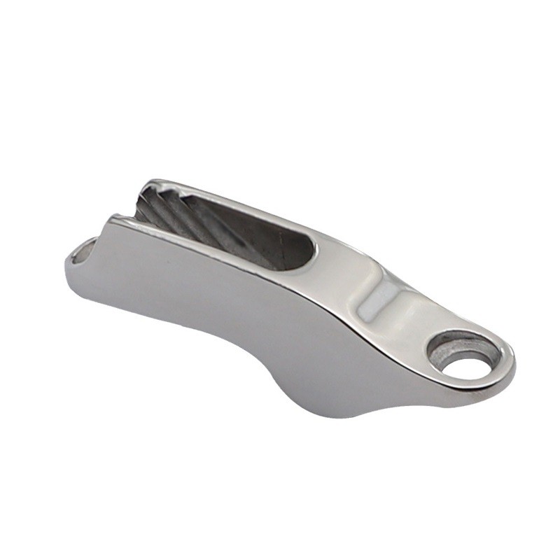 2 Pieces Stainless Steel 316 Mooring Cam Clam Cleat With Wheel Sailing Boat Accessories Jam Cleats