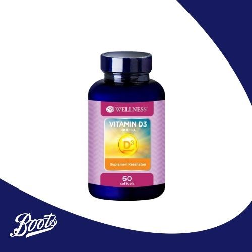 Wellness Vit-D3 1000 I.U 60S