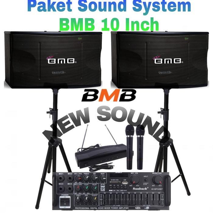 PAKET SOUND SYSTEM KARAOKE BMB 10 INCH PAKET FULL SET KARAOKE RUMAHAN