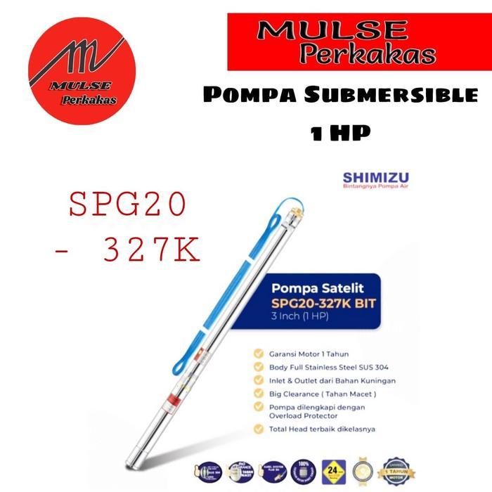 Pompa Celup/ Pompa Submersible/ Pompa Satelit Shimizu 1HP SPG20-327K