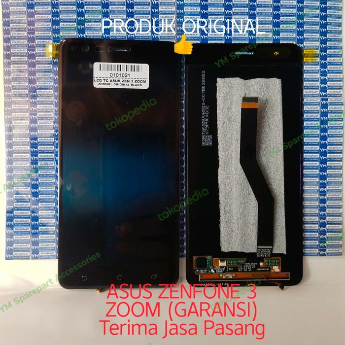 Lcd Ts Asus Zenfone 3 Zoom Original Black Ze553Kl