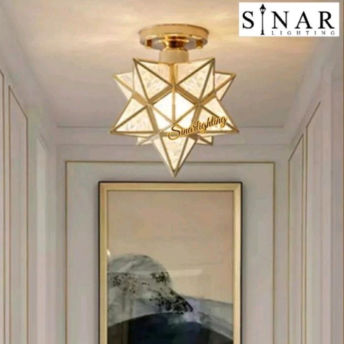 LAMPU PLAFON CEILING MINIMALIS STAR 005