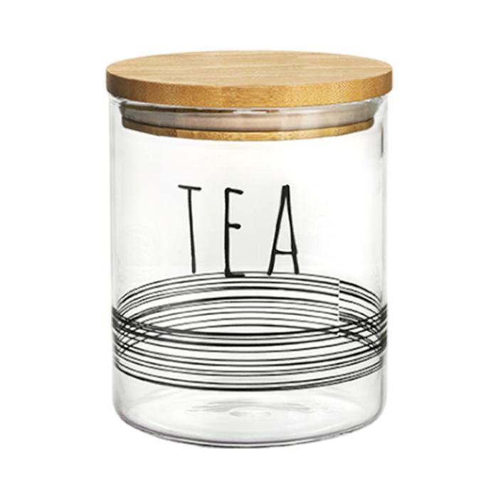 INFORMA 600 ML WILL SET 3 PCS STOPLES KACA WADAH BUMBU TEMPAT KOPI TOPLES GULA WADAH TEH KONTAINER