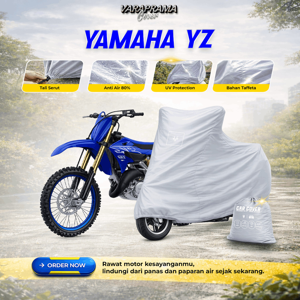 Body Cover Motor Yamaha YZ - YZ125 YZ250 X F FX – Sarung Motor Pelindung untuk Indoor dan Outdoor