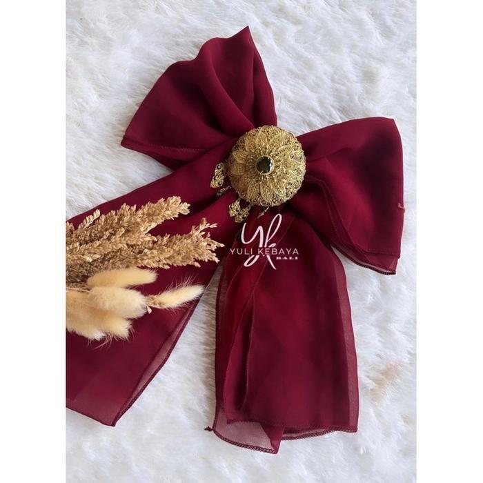 Selendang Sifon Cref yuli kebaya