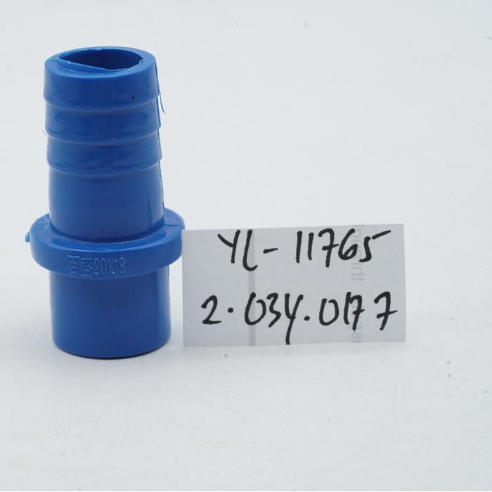 Blue 20mm to 18mm Konektor Adaptor Selang ke Pipa PVC Garden Irrigation PVC Straight Pipe Joint