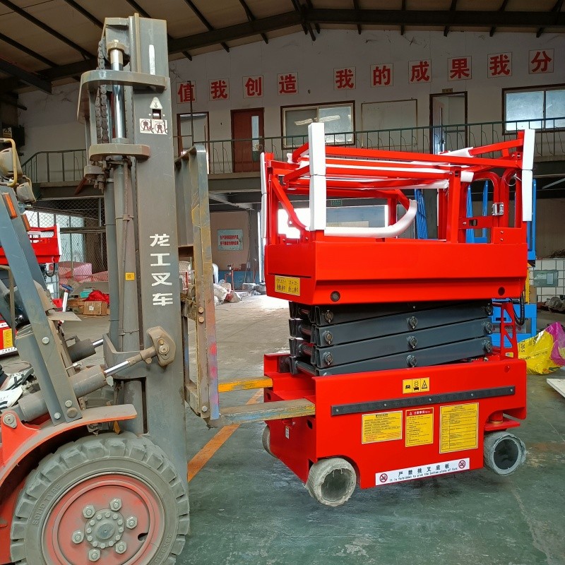 Self-propelled Scissor Platform Tracked Scissor Lift Electric Rough Terrain Crawler Scissor Lift