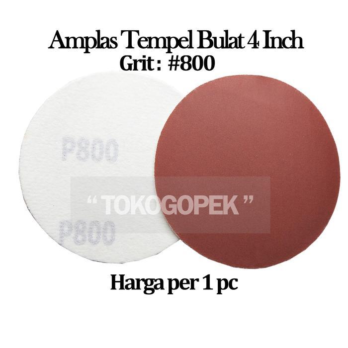 AMPLAS BULAT TEMPEL 4 INCH GRIT #800
